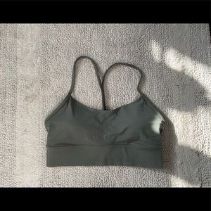 NWOT - Lululemon Grey Sage Flow Y Long Line Bra